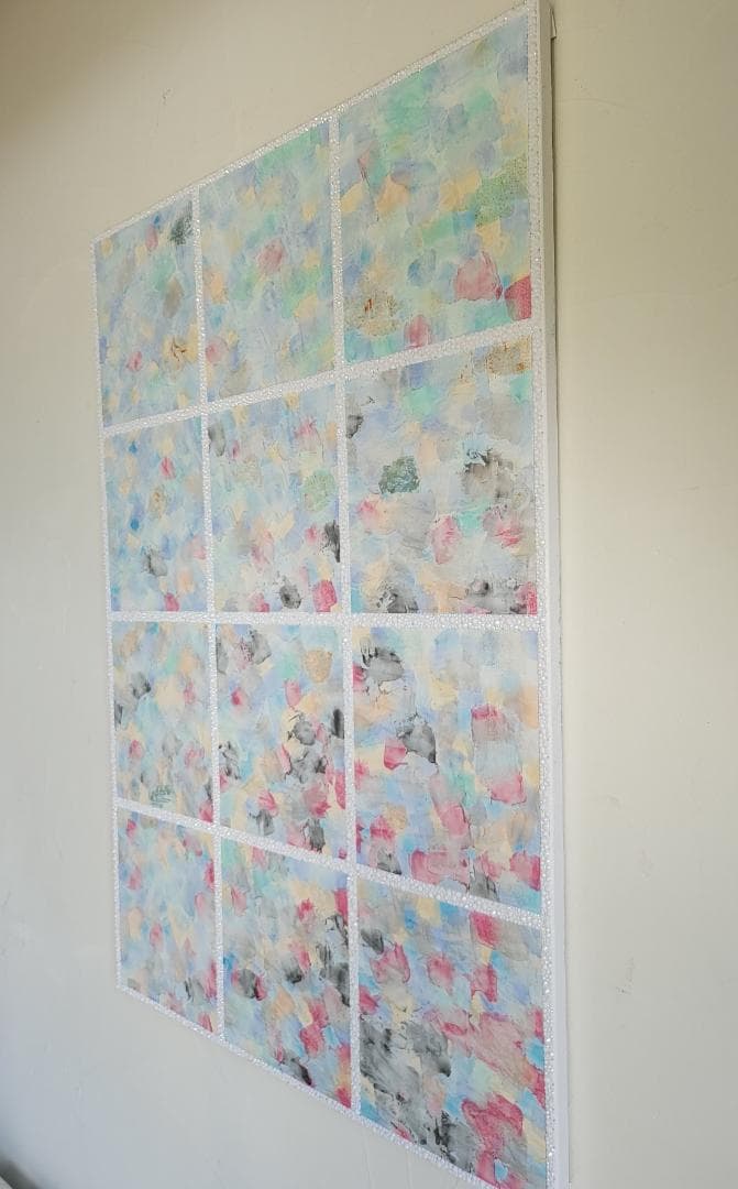 純情可憐 / 抽象画 キャンバス 90×65㎝ 原画のみ モダン アートパネル