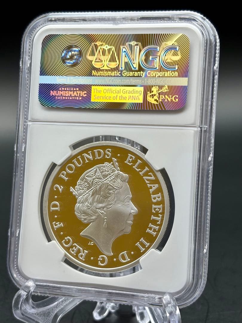 世界250枚の伝統の銀貨】2017年英国王立造幣局ユニコーンオブ