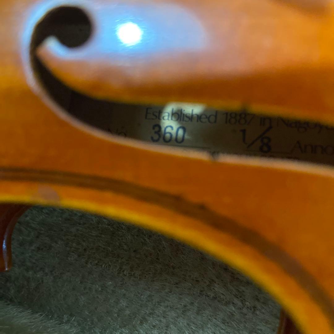 鈴木バイオリン　No.360 1/8 弓付き ドミナント弦おまけ付き