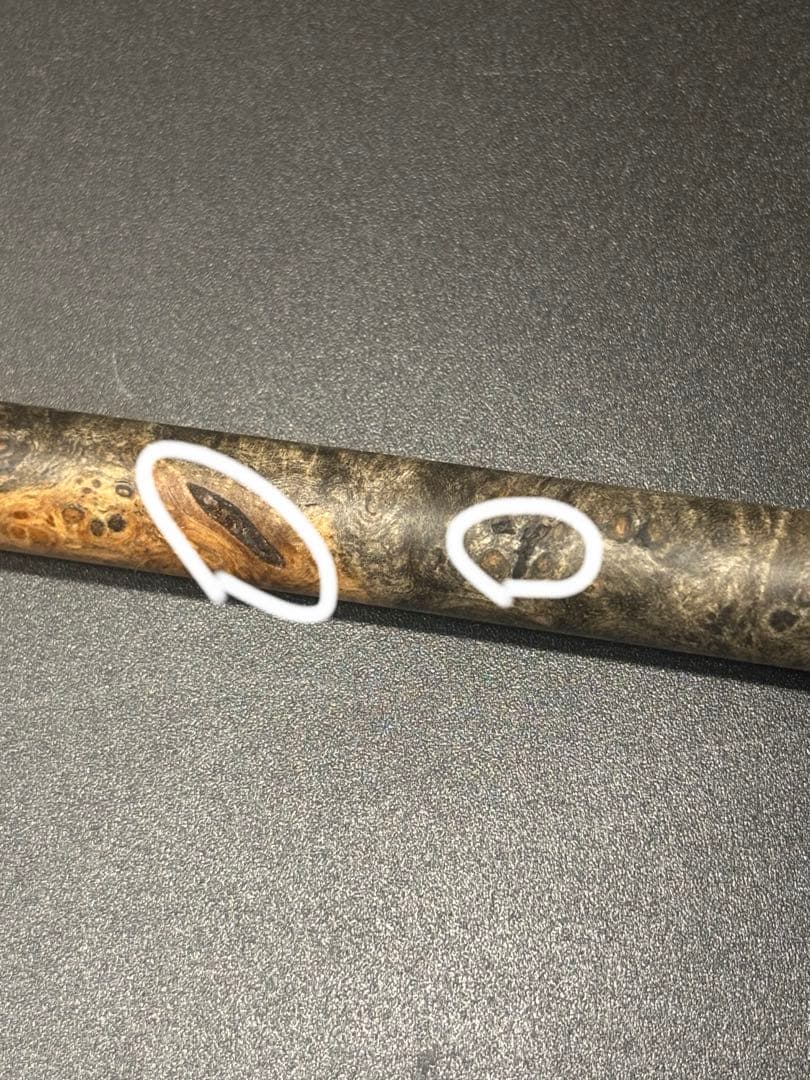 卯月工房　花梨瘤青白　上杢　アウトレット　015