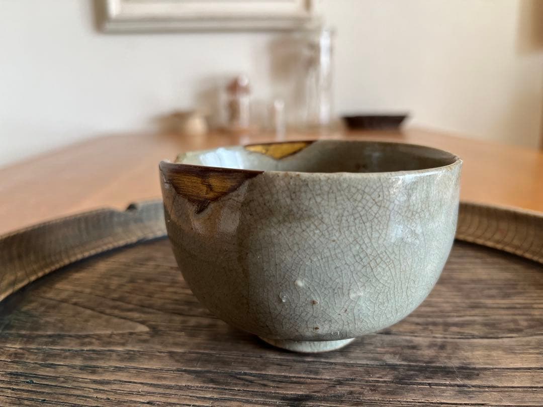 古唐津　金継ぎ　茶碗