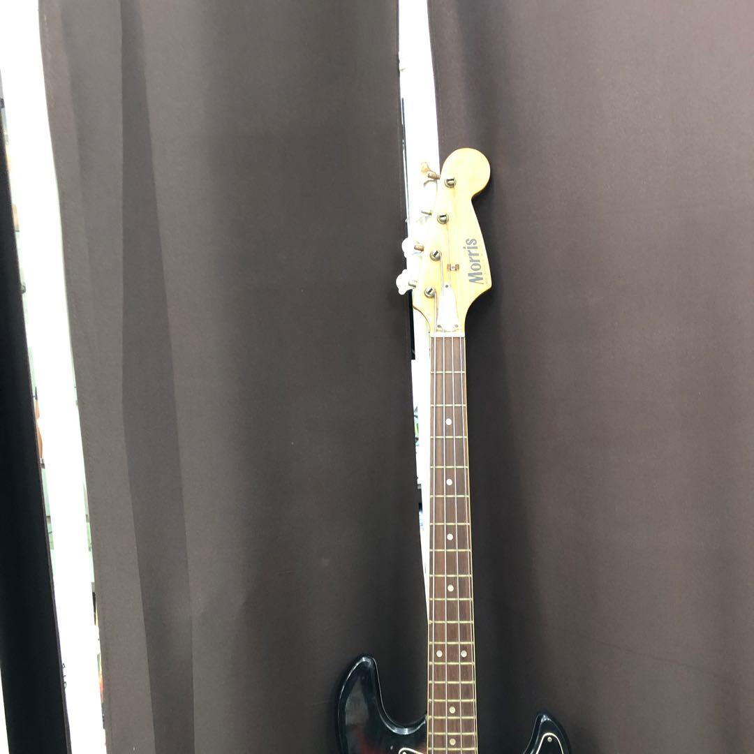 Morris 木製ベース 赤黒サンバースト 人気楽器 - メルカリ