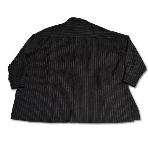MBストライプオーバーシャツアウター Sサイズ ブラック 匿名配送
