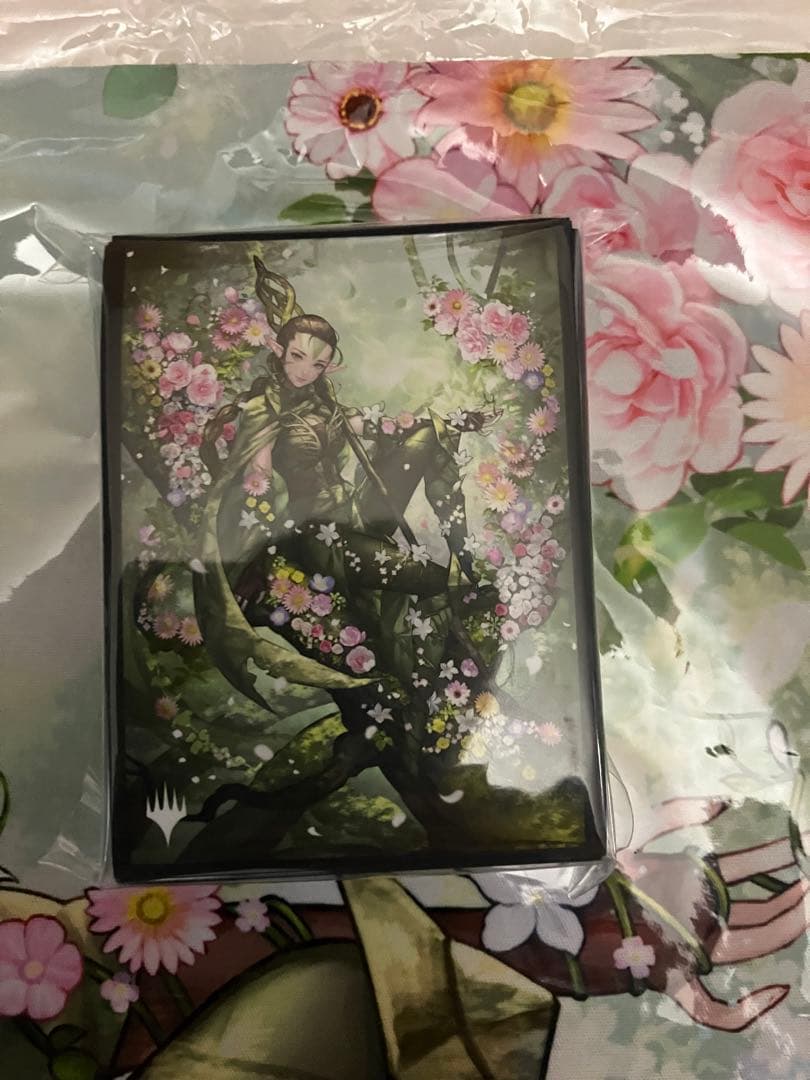 MTG 復活した精霊信者、ニッサ プレイマット・スリーブセット GWスタンダード