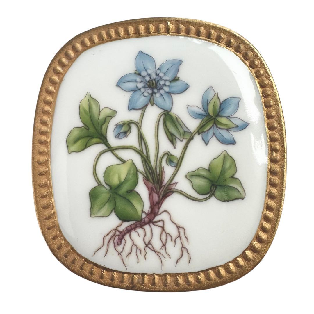 ロイヤルコペンハーゲン フローラダニカ ブローチ SV925 ヴィンテージ