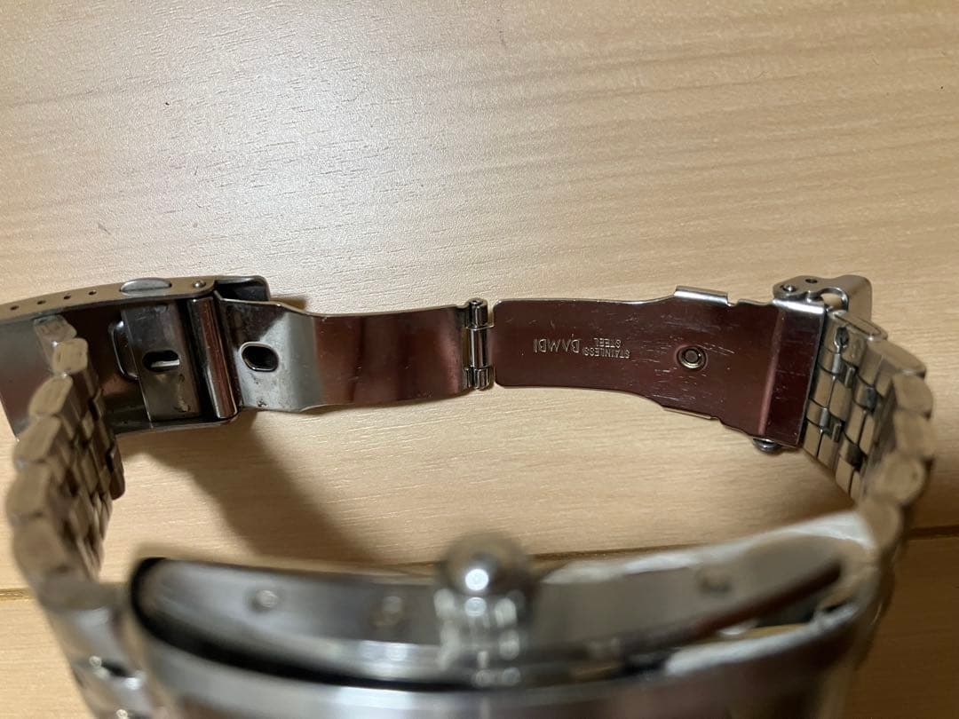 【希少】micheljordain 自動巻き ステンレスベルト 腕周り16cm