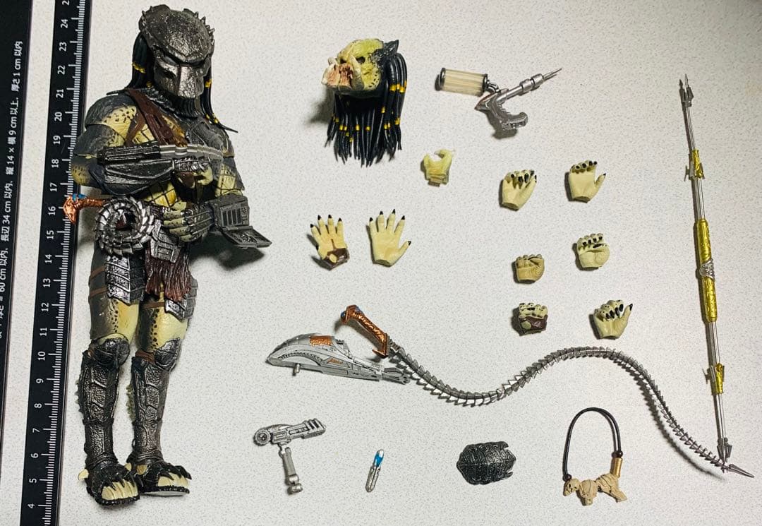映画 プレデター フィギュア 可動 パーツ セット