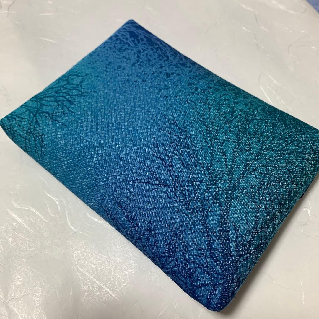 正絹　シルク　高級数寄屋袋　 室華風　代表作　樹林　新品　未使用