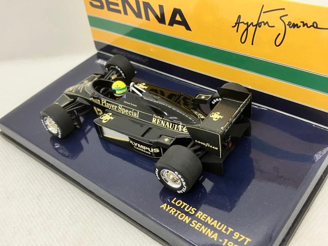 ★1/43★ロータス ルノー 97T★アイルトン・セナ★JPSタバコカスタム★