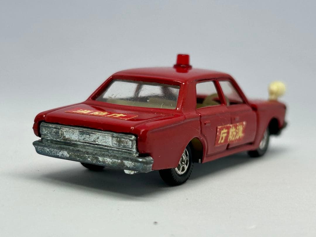 トミカ No.27 クラウン ファイアチーフカー 日本製 黒箱 1Dホイール