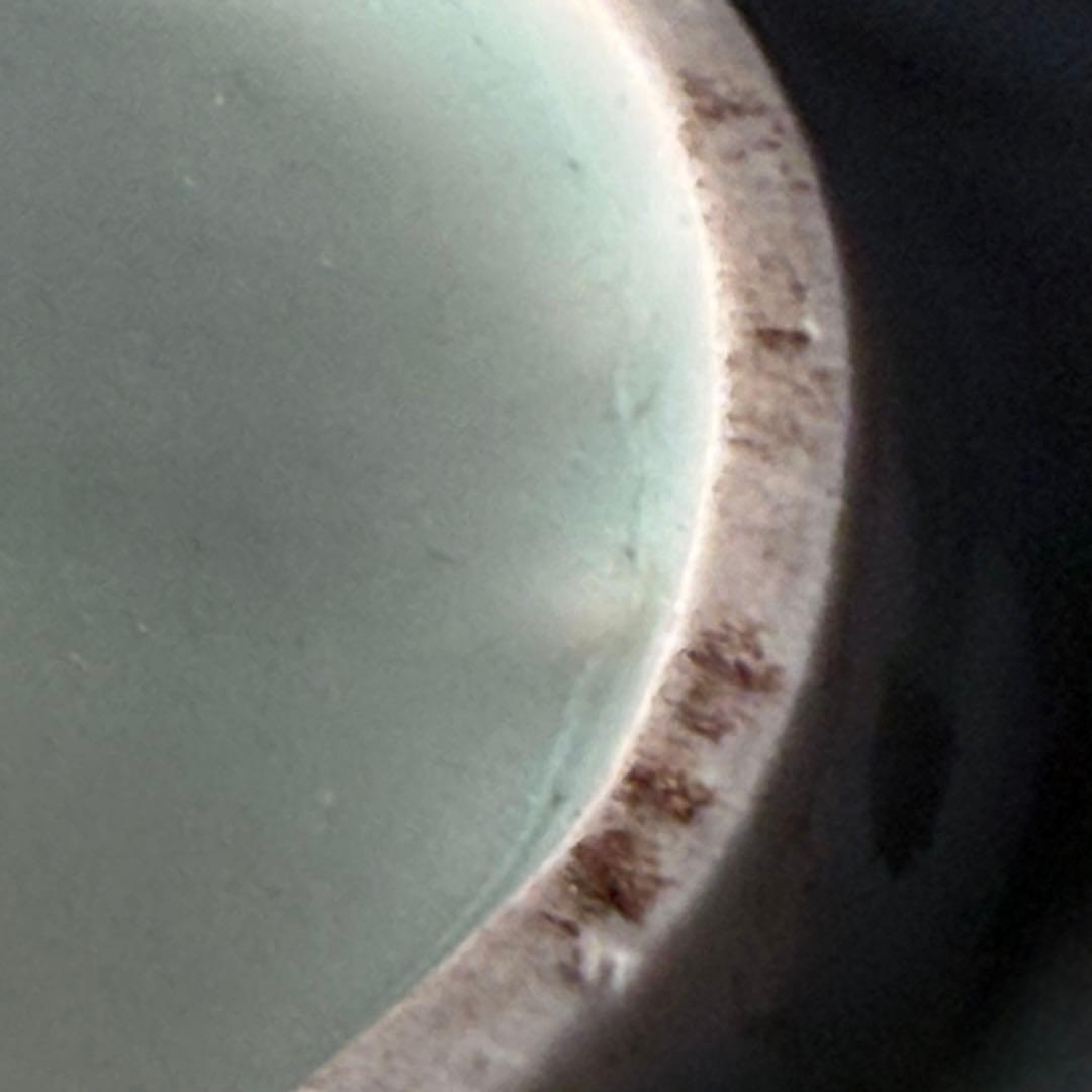 盛期鍋島 安永8年（1779年） 青磁水鉢 当時の共箱 共布 鍋島