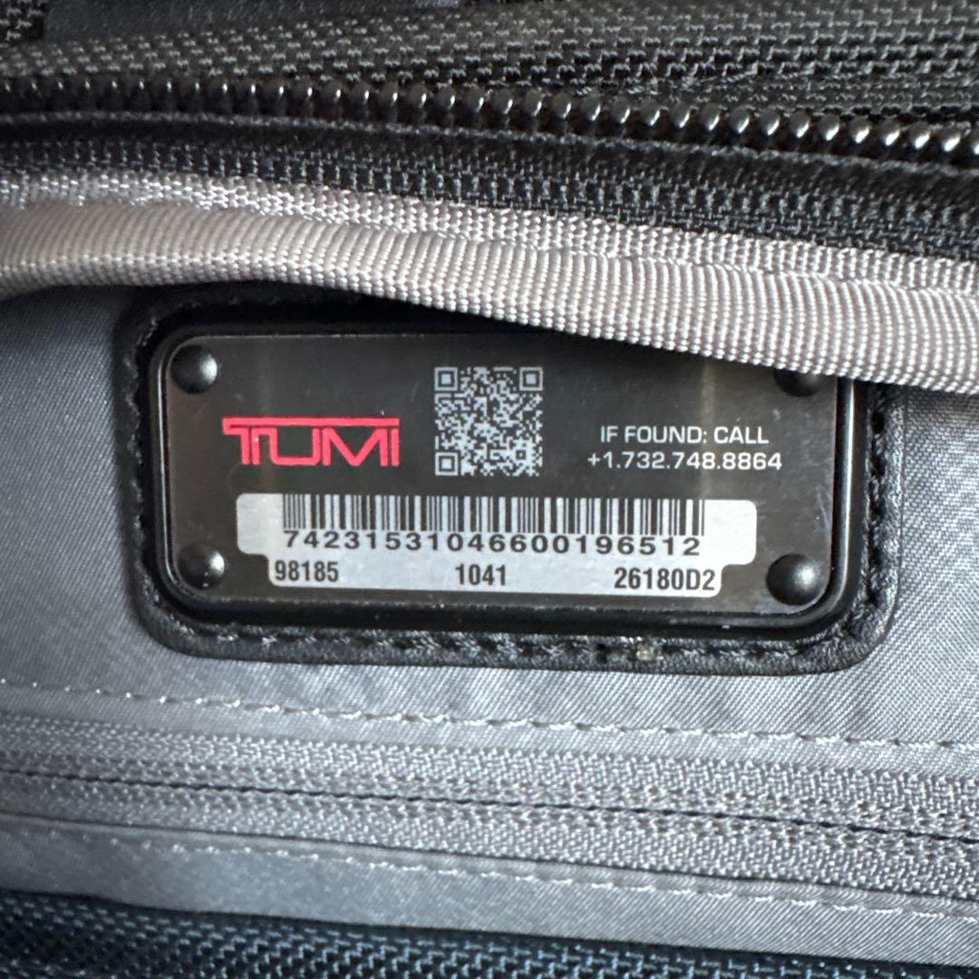 【美品】TUMI トゥミ ビジネスバッグ 2WAY 26180D2 黒 ブラック