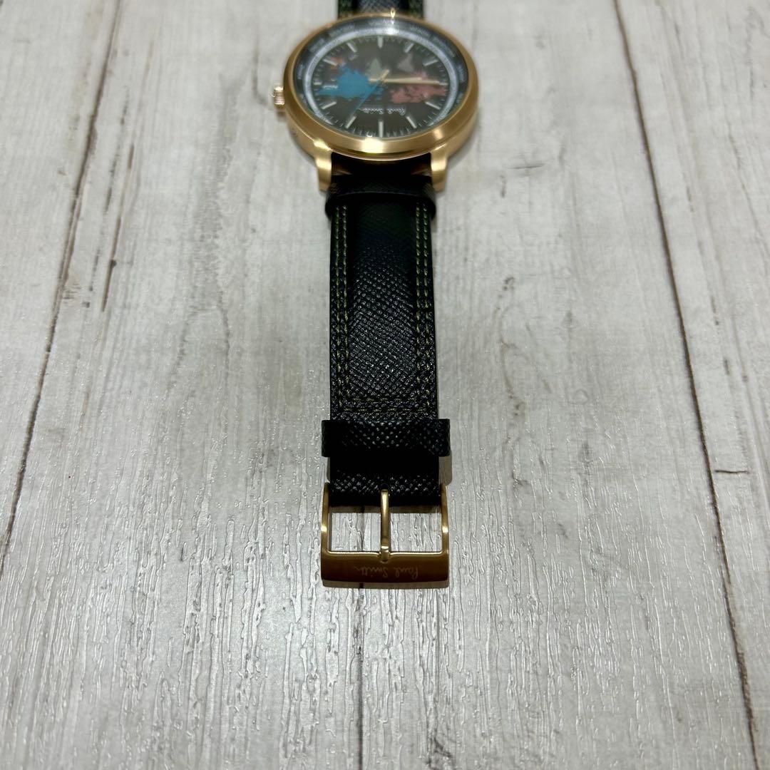 未使用級☆ポールスミス ワールドトラベラー　ソーラー電波ウォッチ　箱付　腕時計