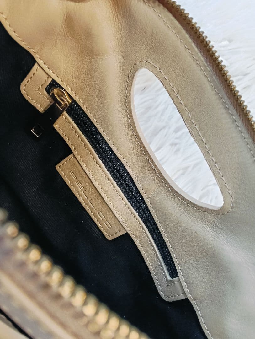 PELLICO ペリーコ アネッリイントレチャート ミニミー　ベージュ