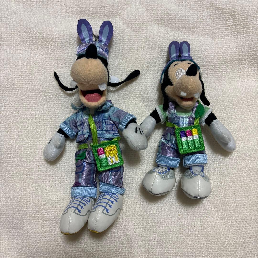 公式 ディズニー グーフィー マックス イースター ぬいぐるみバッジ
