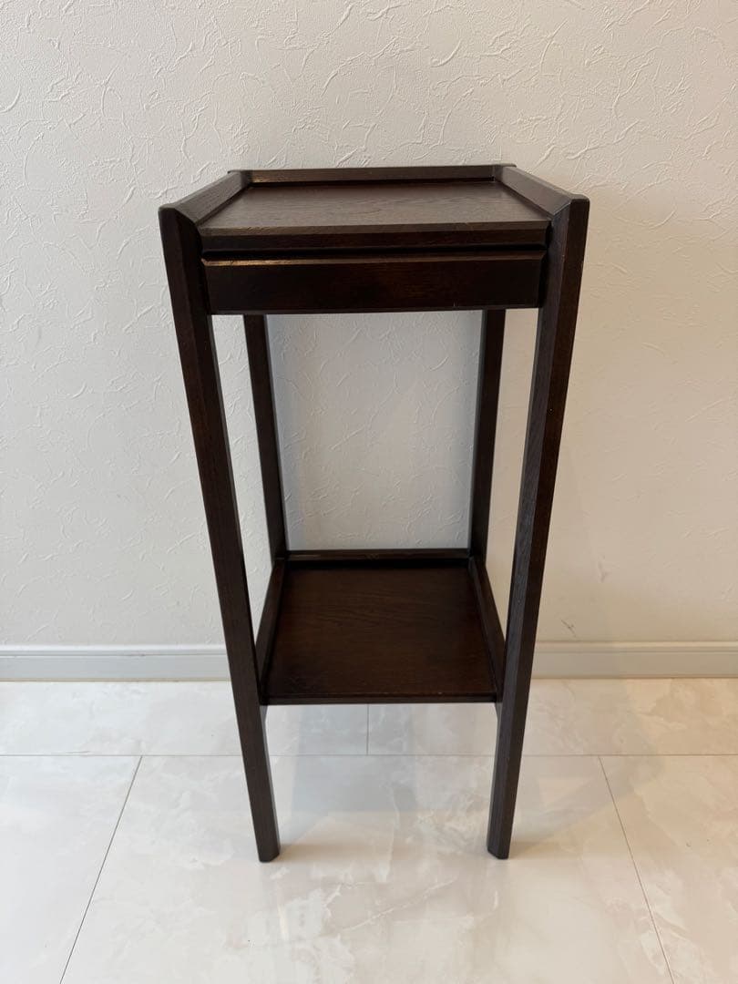 カリモク　電話台　花台　サイドテーブル　小物置き　生け花 カリモク電話台花台サイドテーブル小物置き生け花