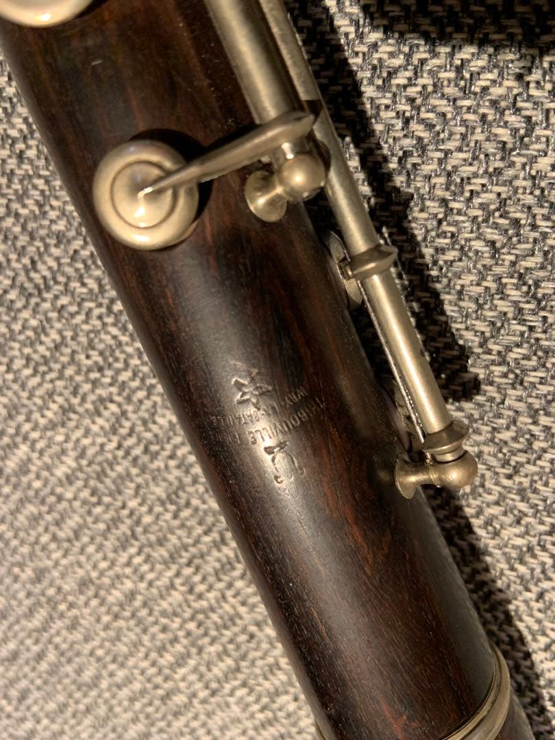 【19世紀オリジナル】円錐ベーム式木製フルート　19世紀末パリ製　コーカスウッド