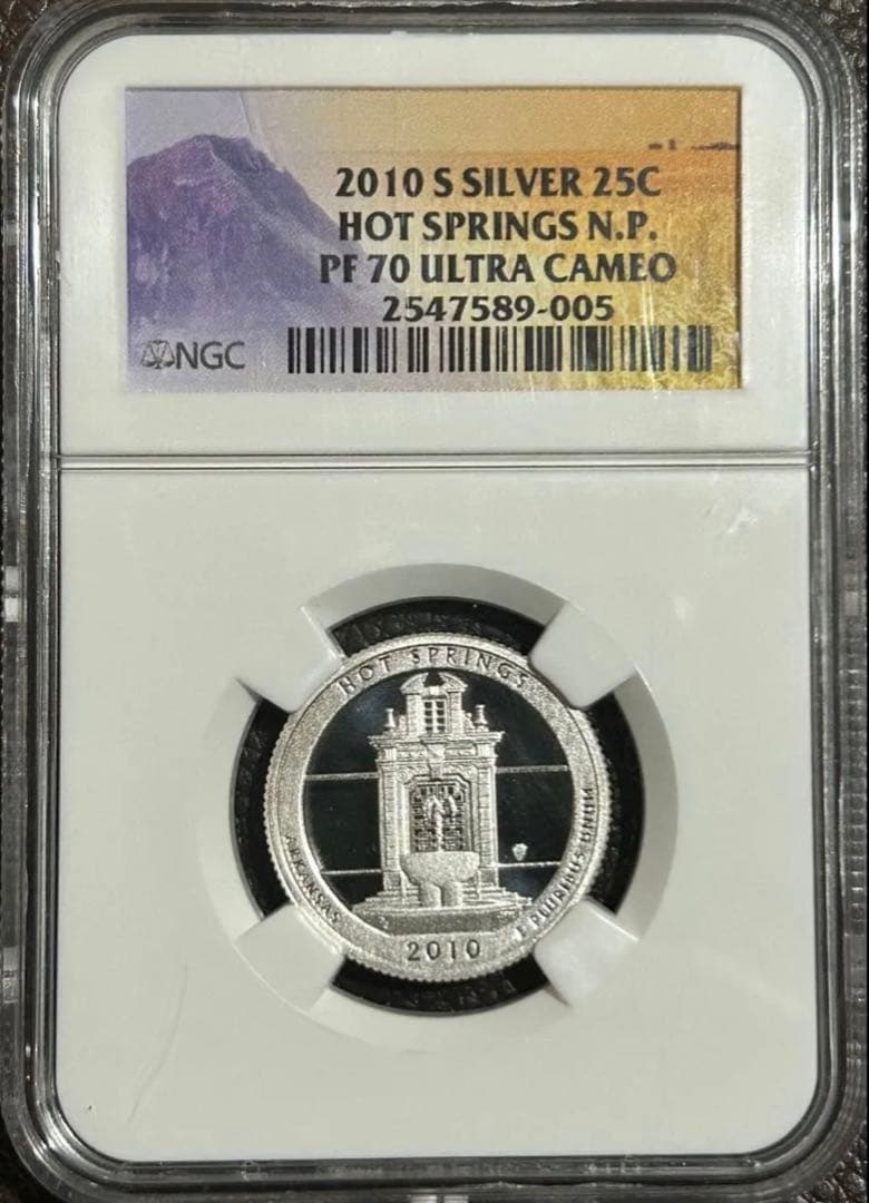 最高鑑定】2010年銘 アメリカ 25セント銀貨 NGC鑑定 PF70 ② - メルカリ