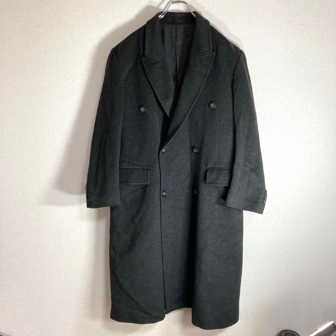 カシミア100% チェスターコート ダブル BELTA BUONO Mサイズ