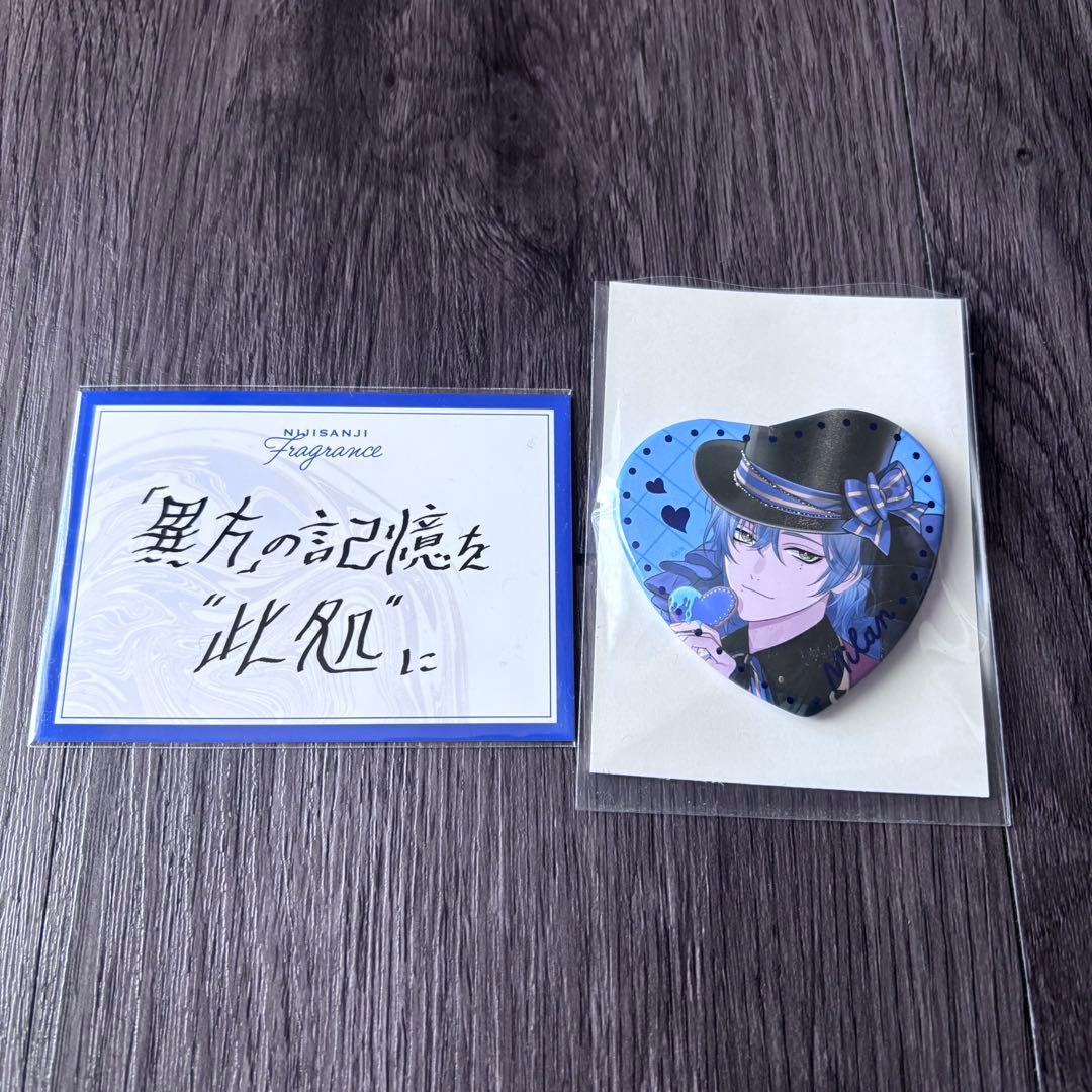にじさんじ ミラン・ケストレル バレンタイン 缶バッジ フレグランス