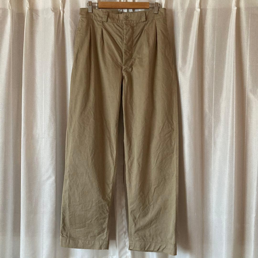 フランス軍Ｍ-52チノトラウザーズ後期　美品 FRENCH ARMY M-52 CHINO TROUSERS LATE MODEL フランス軍 M52 チノ