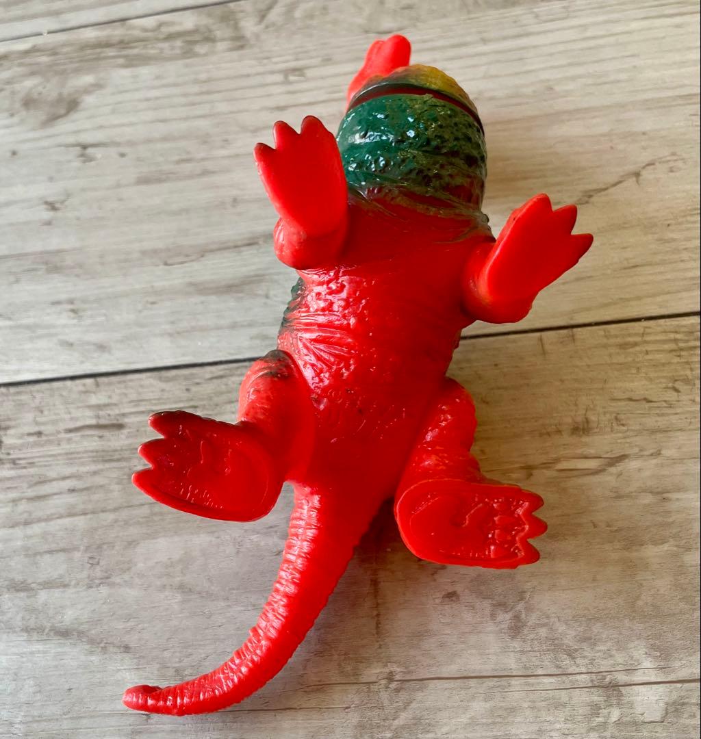 リッガー ソフビ人形 ポピーキングザウルス極美品マルサンブルマァク