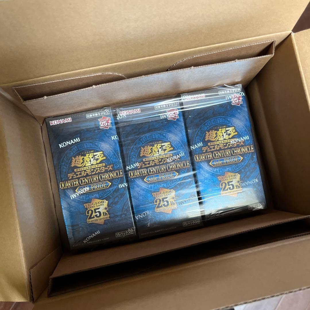 遊戯王クォーターセンチュリークロニクル side:pride 3BOX - メルカリ