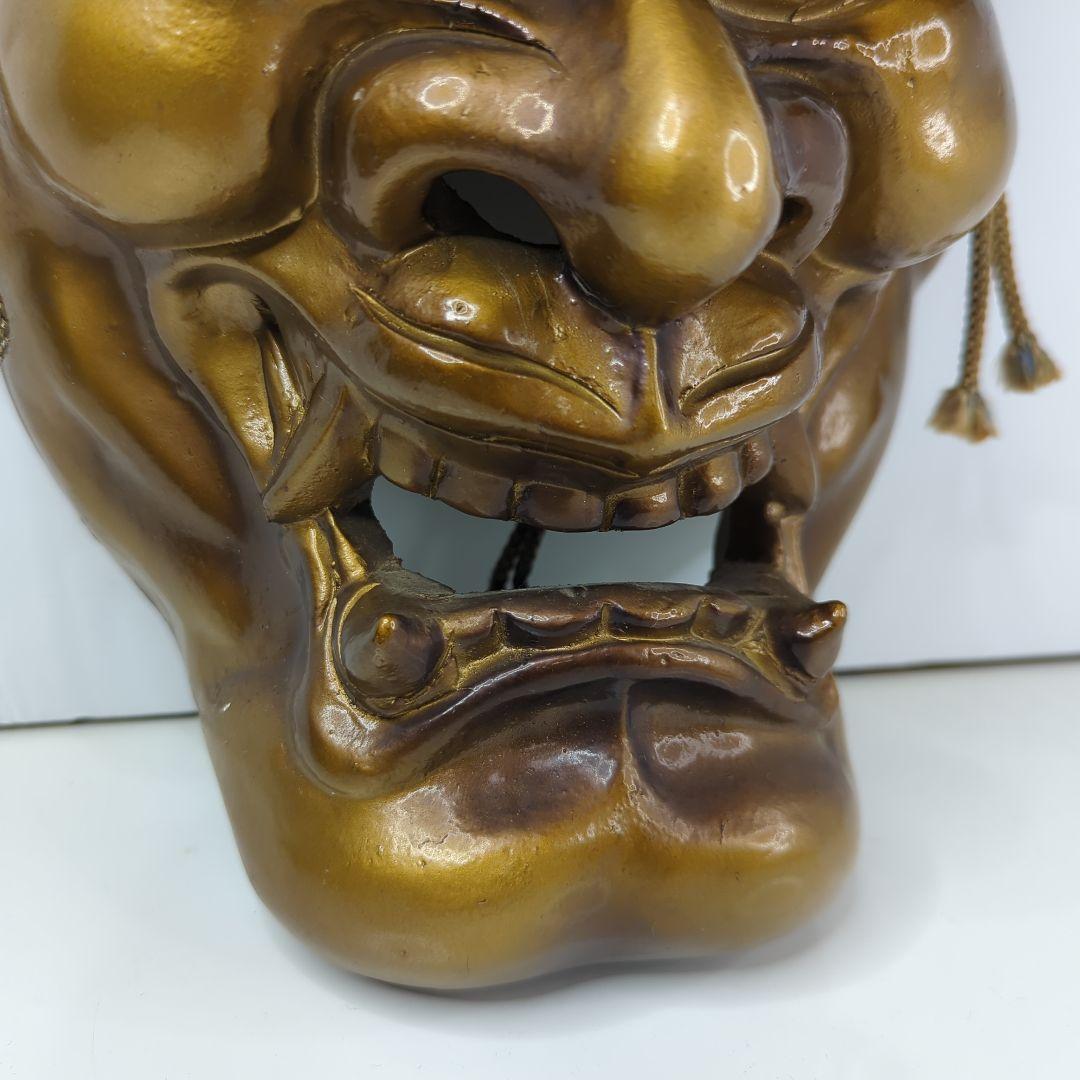 陶器オブジェ／夜叉／般若／鬼／能面／マスク／壁掛け／魔除け／七代