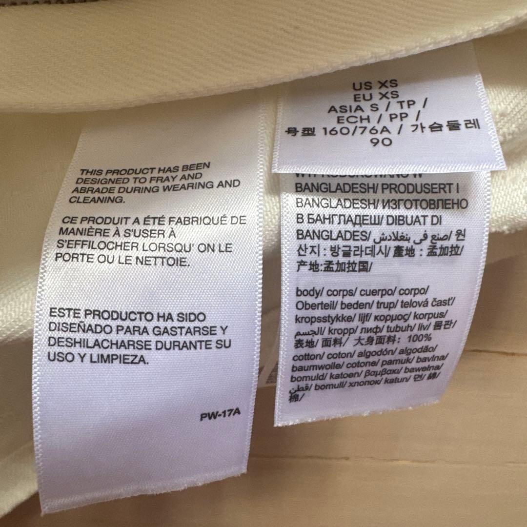 未使用☆ck カルバンクライン　タンクトップ オーバークロップドタンクトップ