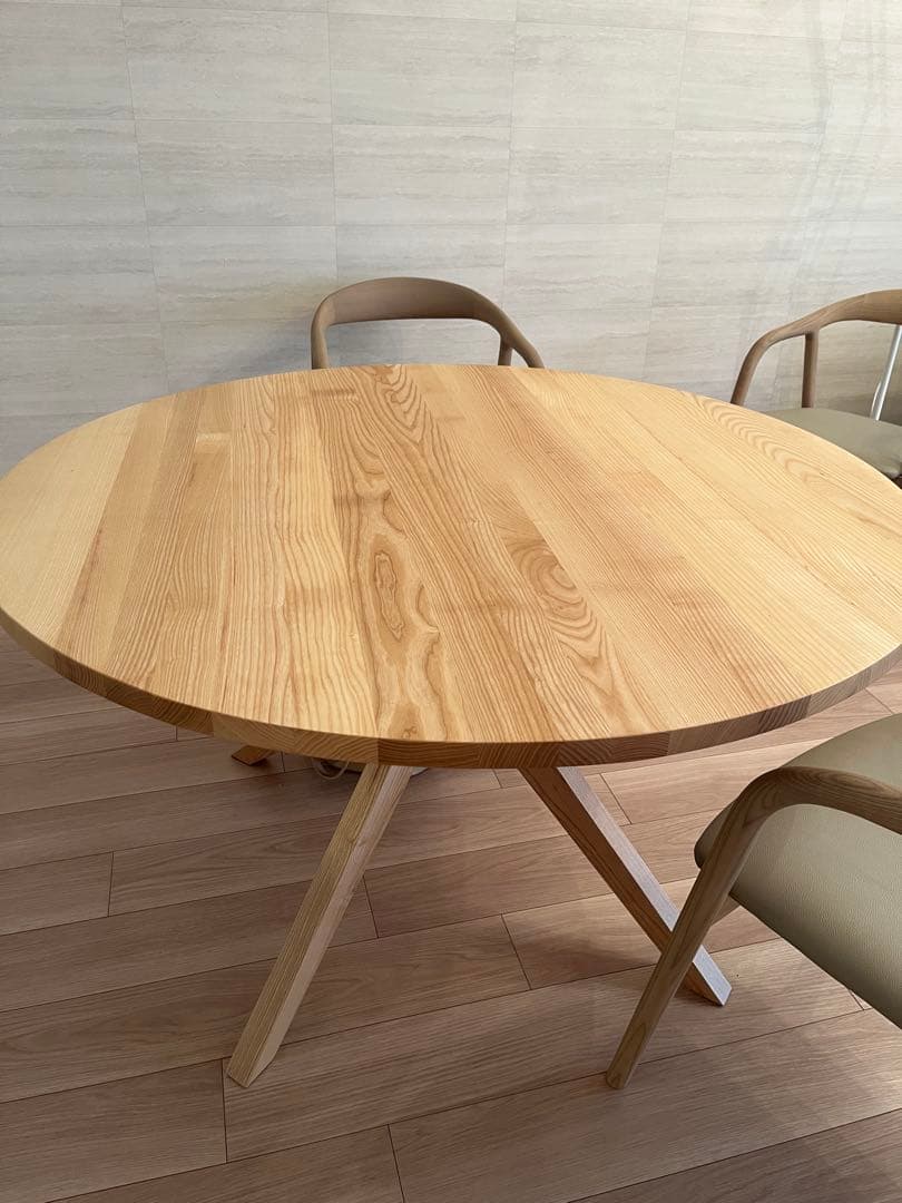 河口家具製作所 Norna 円形ダイニングテーブル 120cm