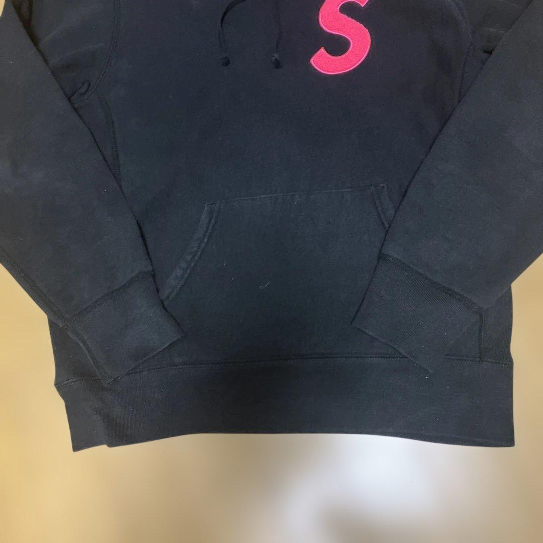 【最高デザイン☆大人気肉厚☆即完売モデル】シュプリーム 蛍光Sロゴ刺繍パーカー