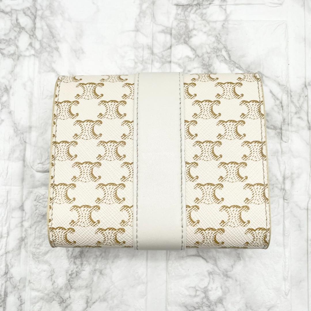 極美品✨セリーヌ 折り財布 トリオンフ スモール トリフォールドウォレット