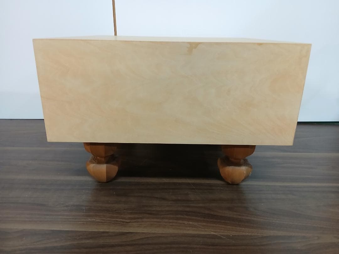 生駒碁盤 ＋ はまぐり碁石　セット　厚み18㎝　囲碁