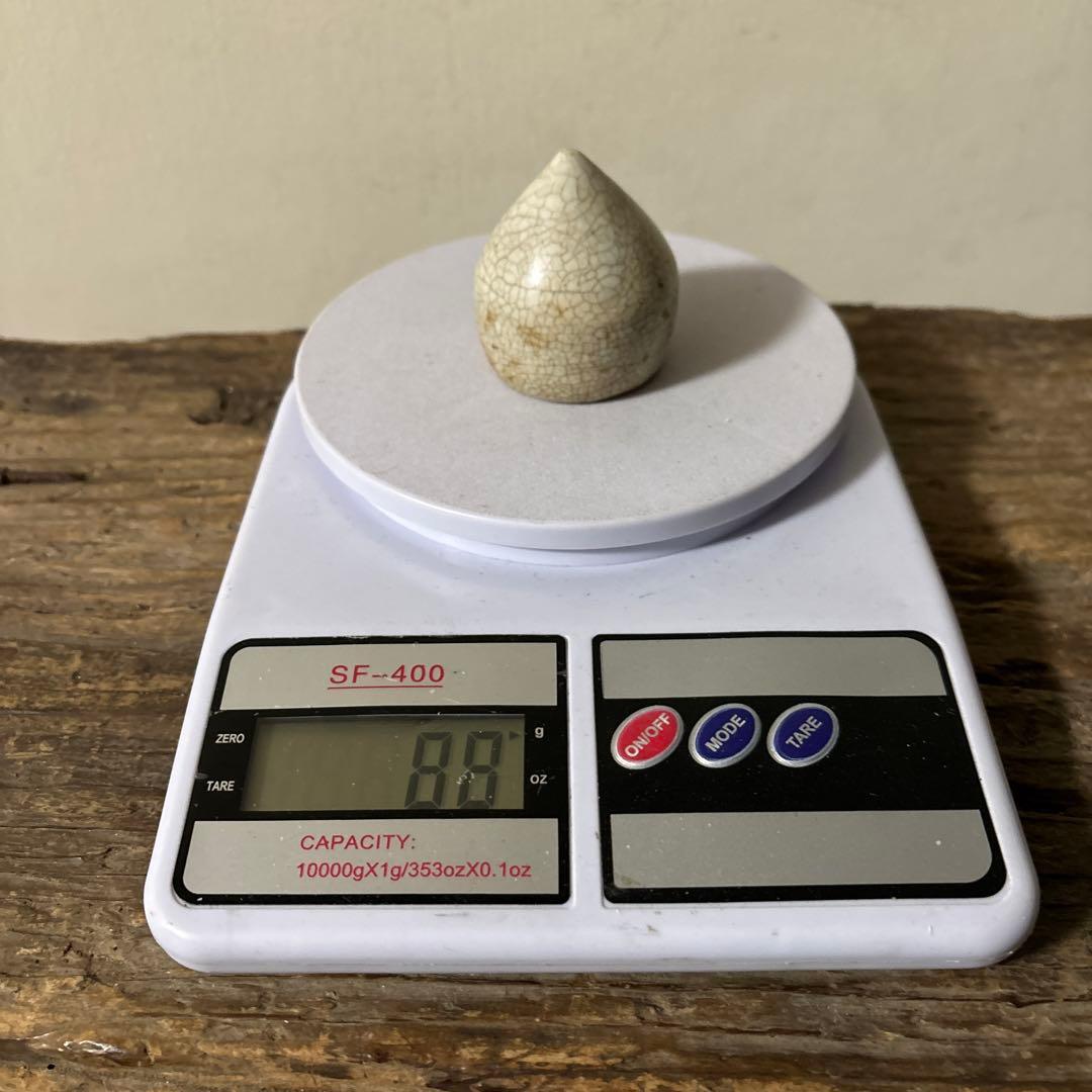 李朝白磁 明器 1点 宝珠 蓮峰 祭器 骨董アンティーク 検:白洲正子