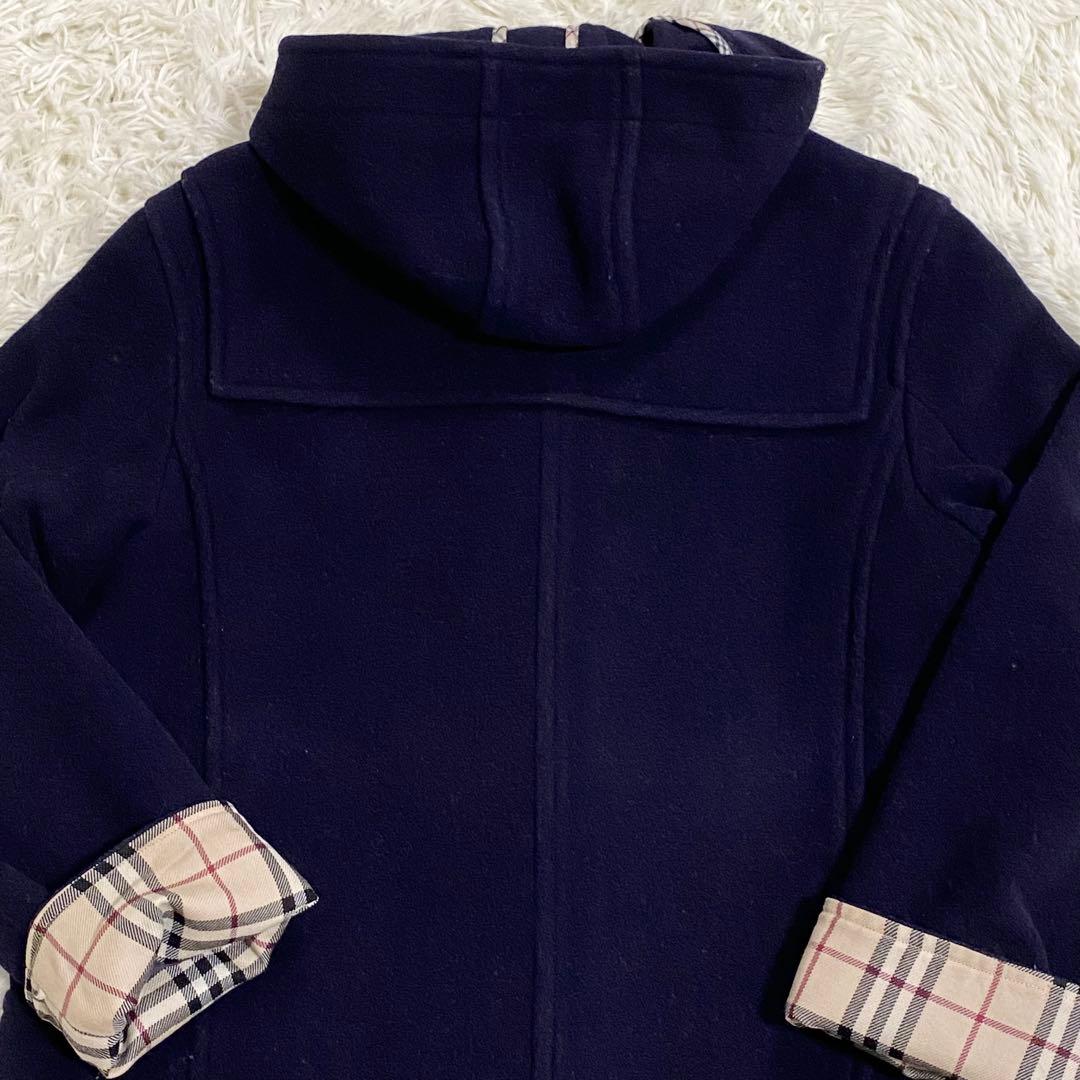 BURBERRY LONDON ダッフルコート ノバチェック フード 150A ダッフル