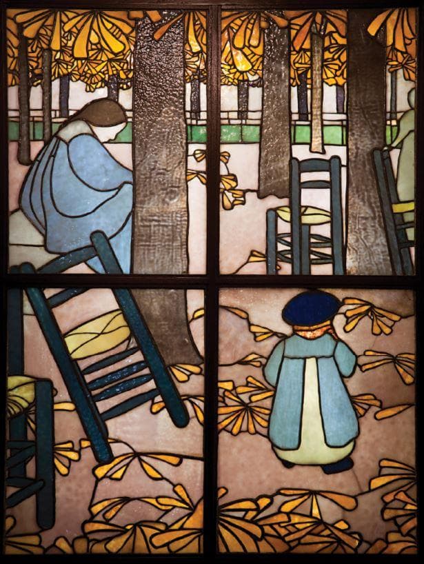 ルイスCティファニー ステンドグラス グザヴィエ 庭 グラスマスターズ