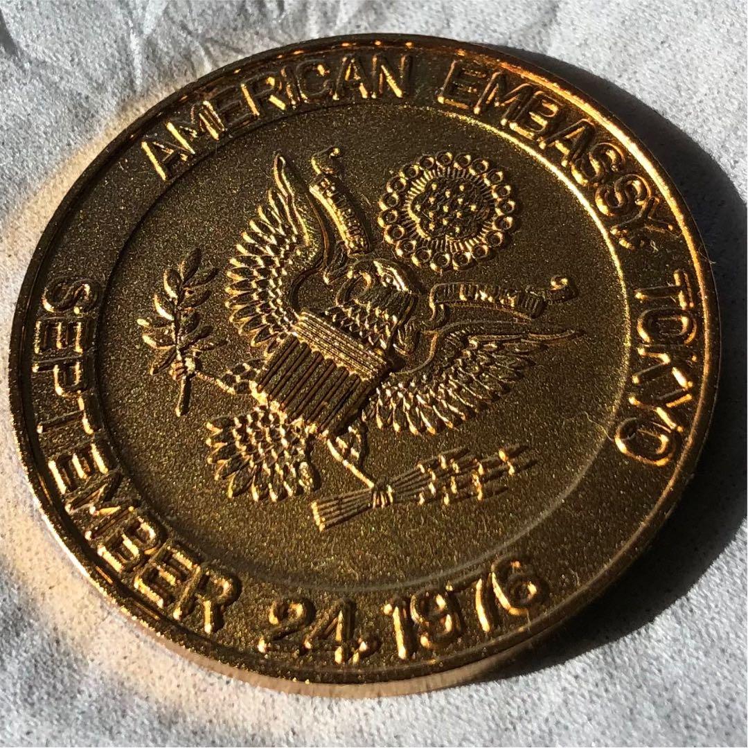 アメリカ合衆国建国200年記念 メダル【松本徽章】純銀 シリアル番号