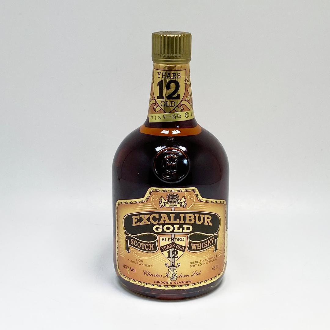 エクスカリバー ゴールド12年 特級表記 Y4946 760ml 43度 未開栓