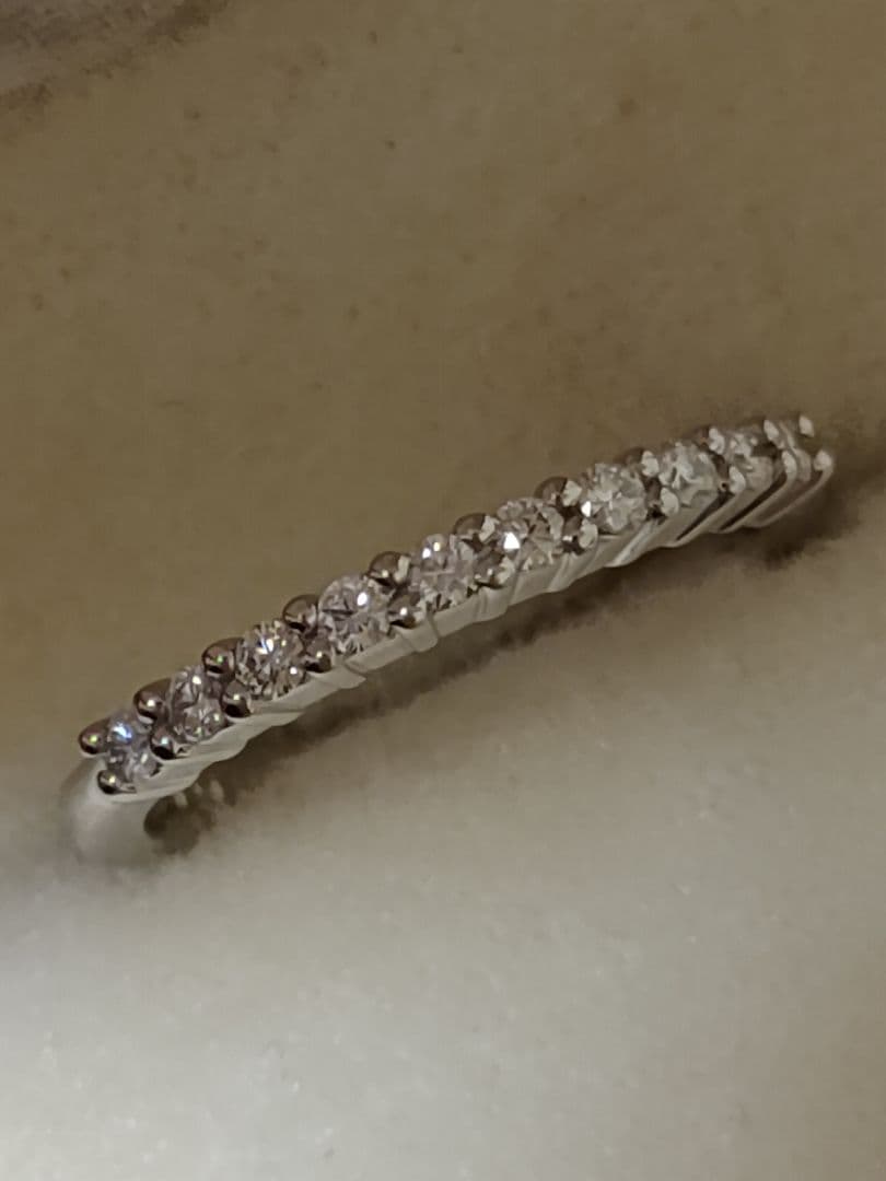 ♡Pt900 ダイヤモンドリング エタニティリング gstv 12号 4.6ｇ