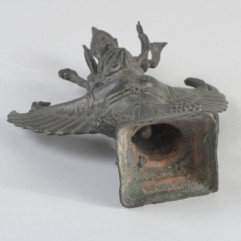 チベット密教法具 古銅鍍金 馬頭観音 金剛杵 独鈷杵など 3点 C