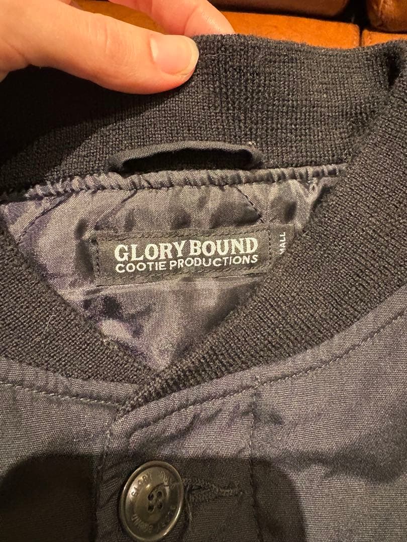 COOTIE PRODUCTIONS ダービージャケット カップショルダー 黒