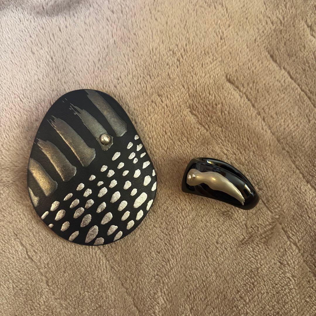 キラリ/他者購入発送不可/作家 坂本これくしょん ブローチ 指輪 セット