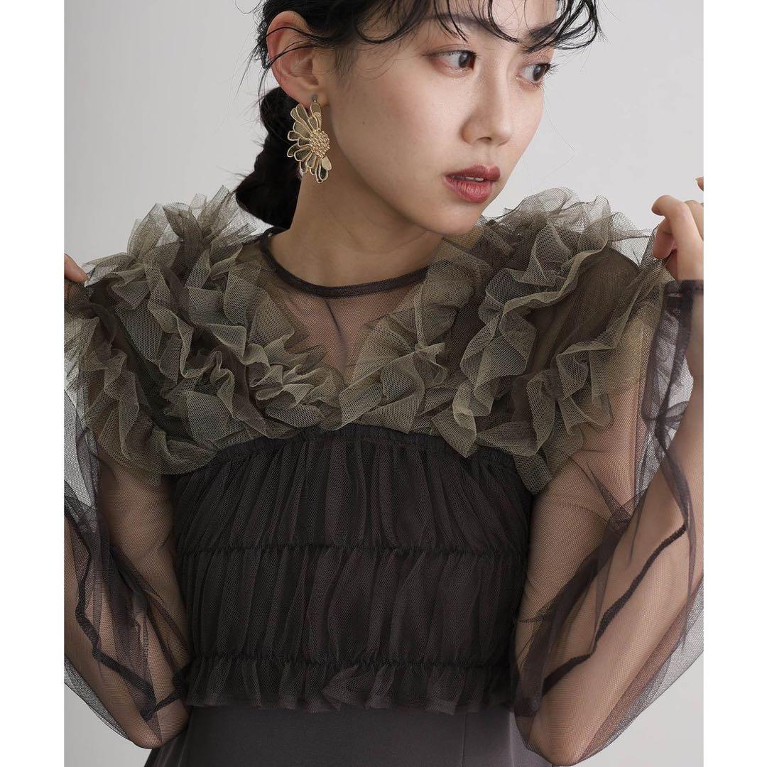 美品＊atlo フリルボレロ 3点セット パーティードレス - メルカリ