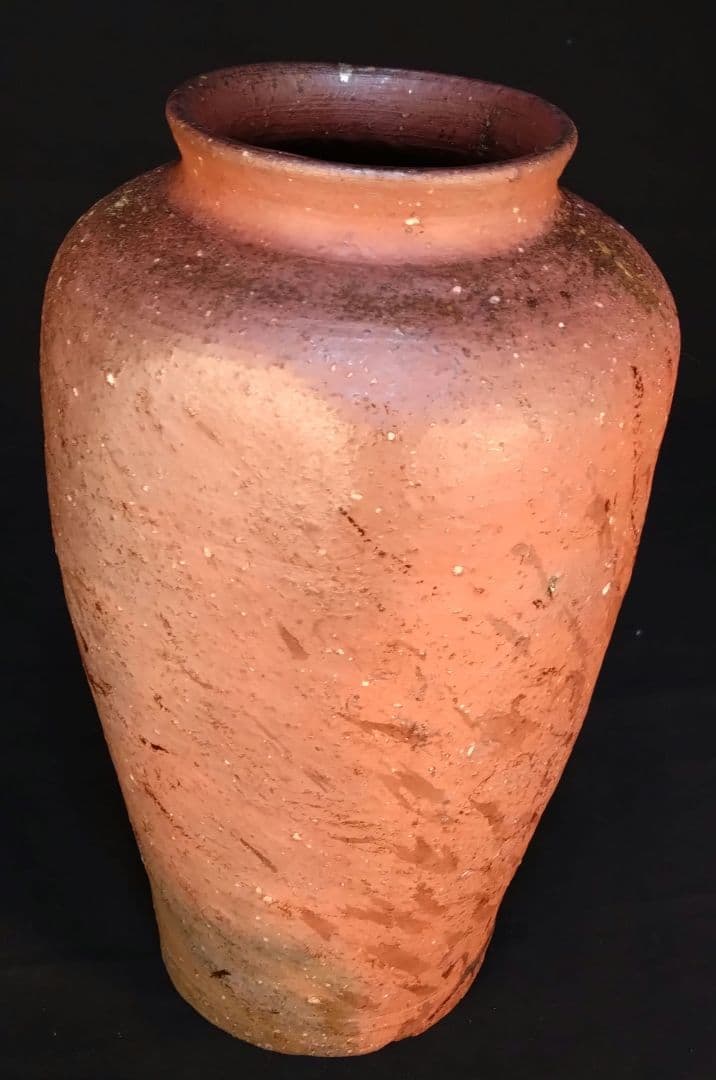 備前焼 南蛮手花生 古備前 錫繕い 漆繕い 古美術 桃山 江戸 花器 壷