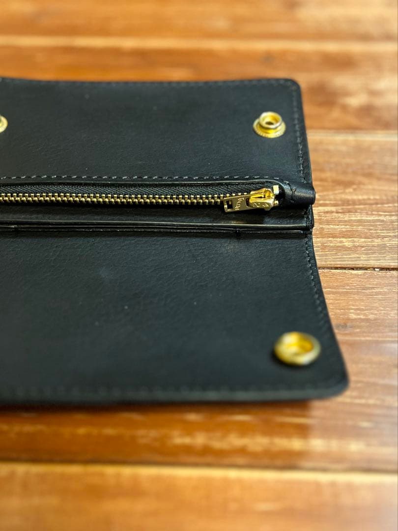 トラッカーウォレット TW-03 リアルクロコダイルカスタム 茶芯