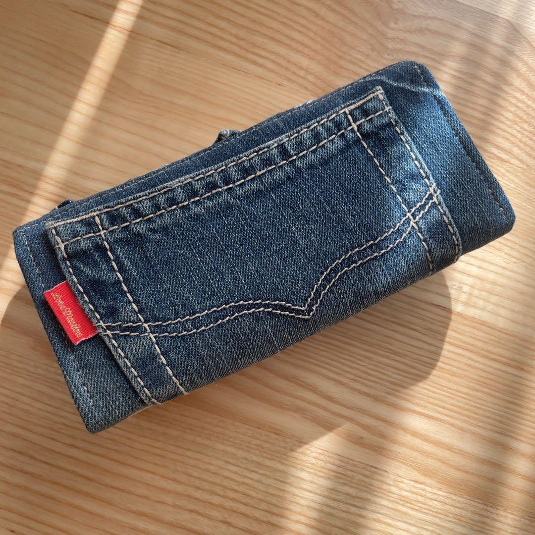 デニムリメイク 長財布 ウォレット