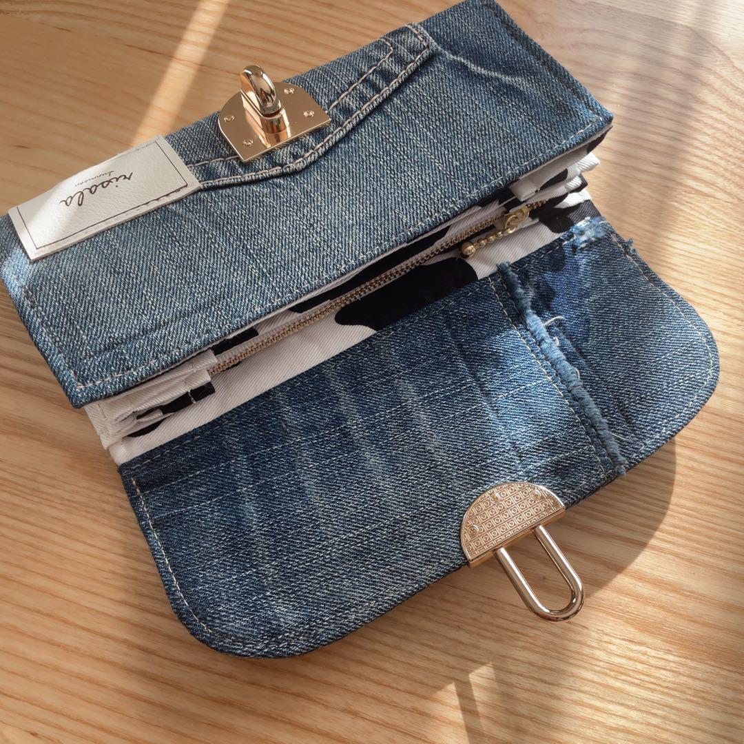 デニムリメイク 長財布 ウォレット