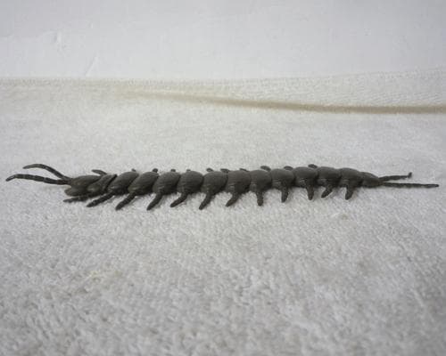 銅製 ブロンズ系 龍文堂 安之介(安の介) ムカデ 蜈蚣 自在置物