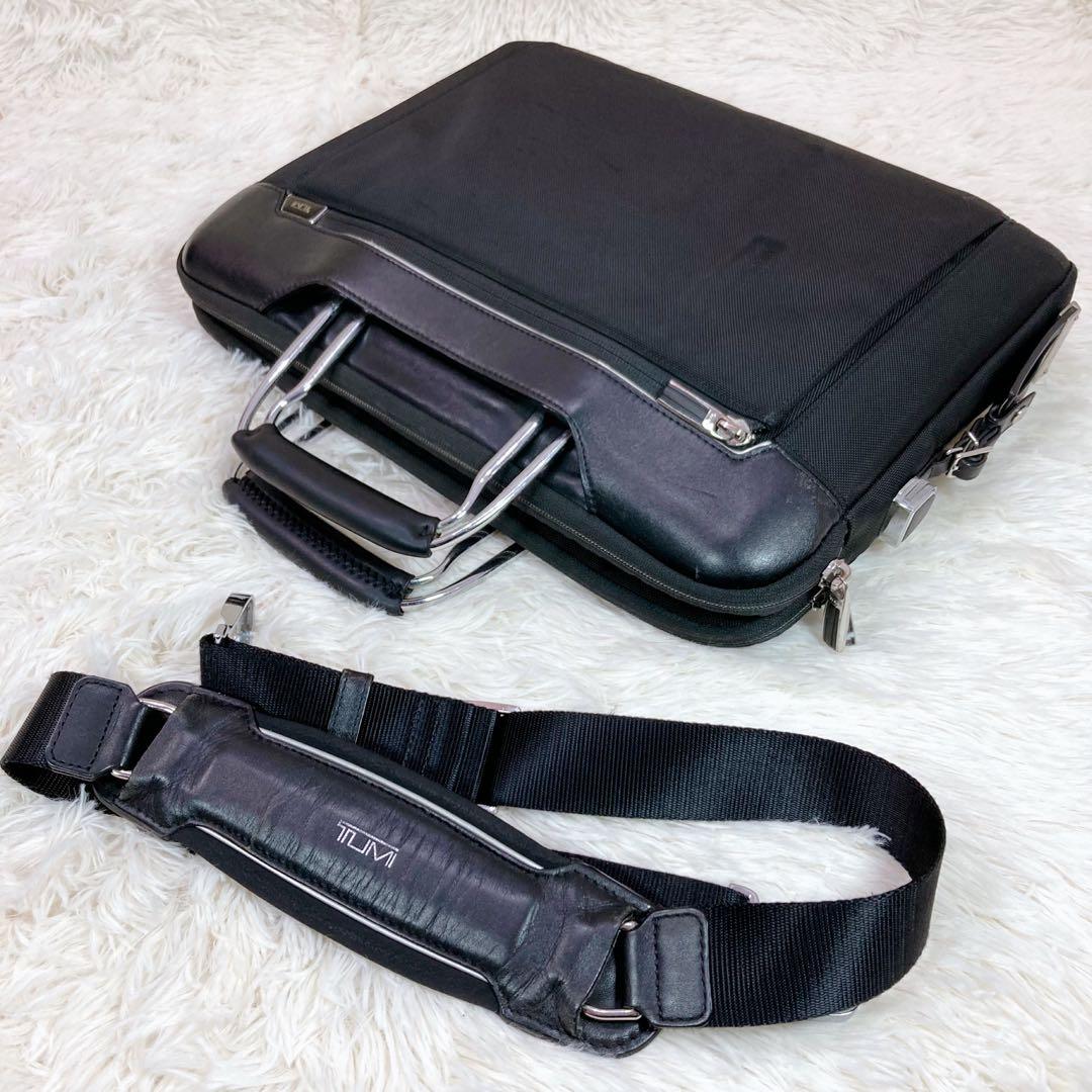 【美品】TUMI トゥミ ARRIVE ハミルトン スリム ビジネスバッグ