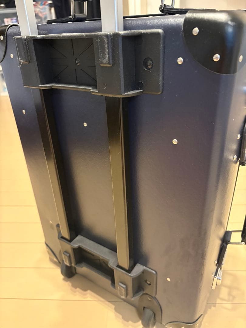 GLOBE TROTTER グローブトロッター スーツケース ネイビー 二輪